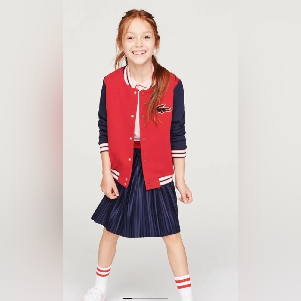 Lacoste Kids Red and Blue Jacket